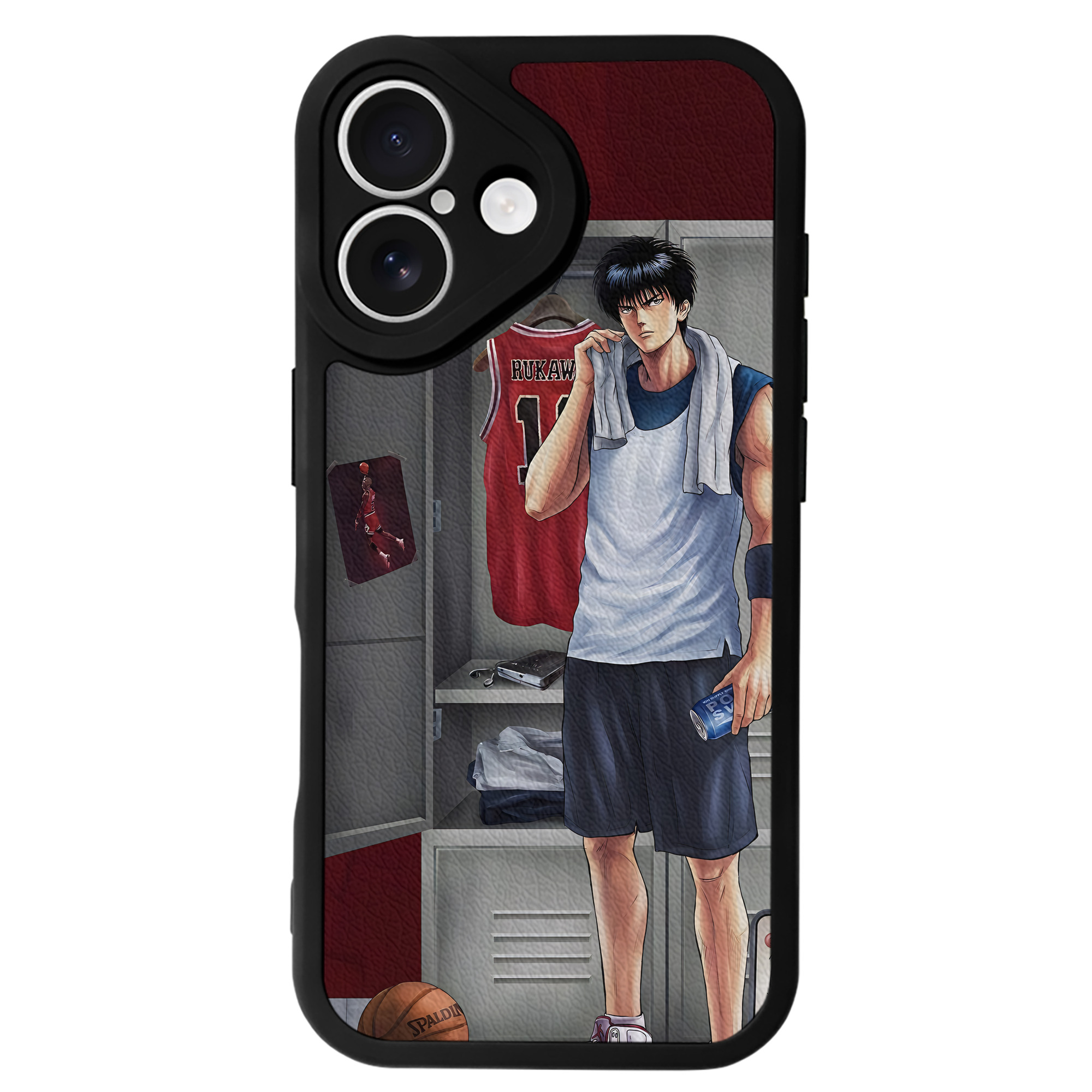 （画像用） SLAM DUNK／スラムダンク 【iPhone 16シリーズ対応】シリコンスマホケース（レザー調） 材質：シリコン